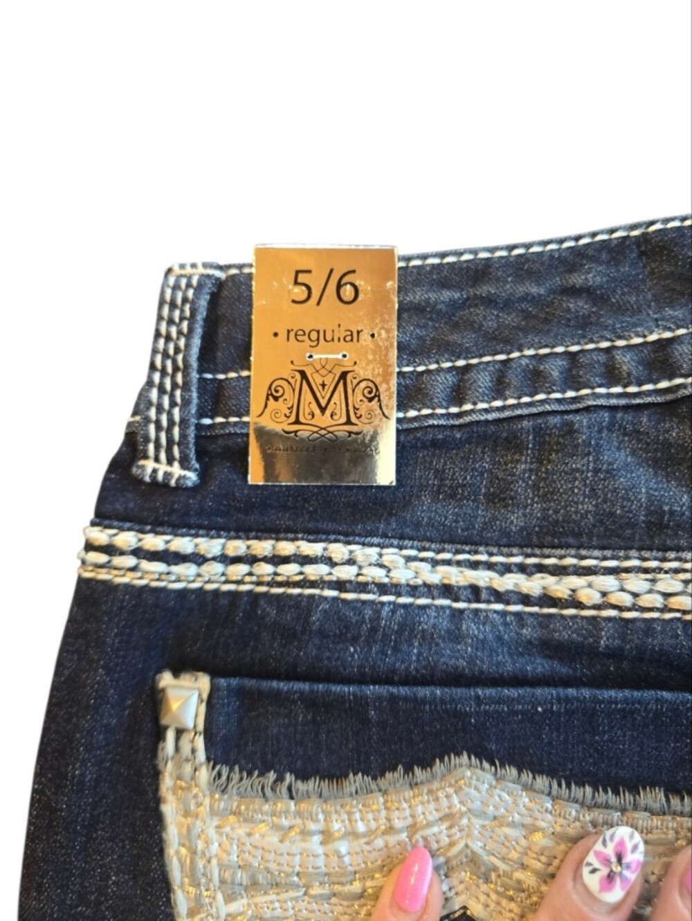 Maurices Premium Low Rise Boot Cut Blue Jeans 5/6 - Picture 6 of 10